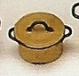 (image for) 1/24th Casserole - Very Small - Gold Enamel